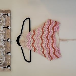Crochet halter top